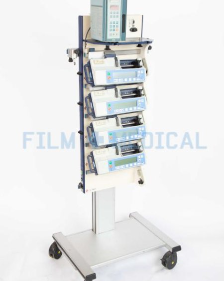 Syringe drive pump stack system